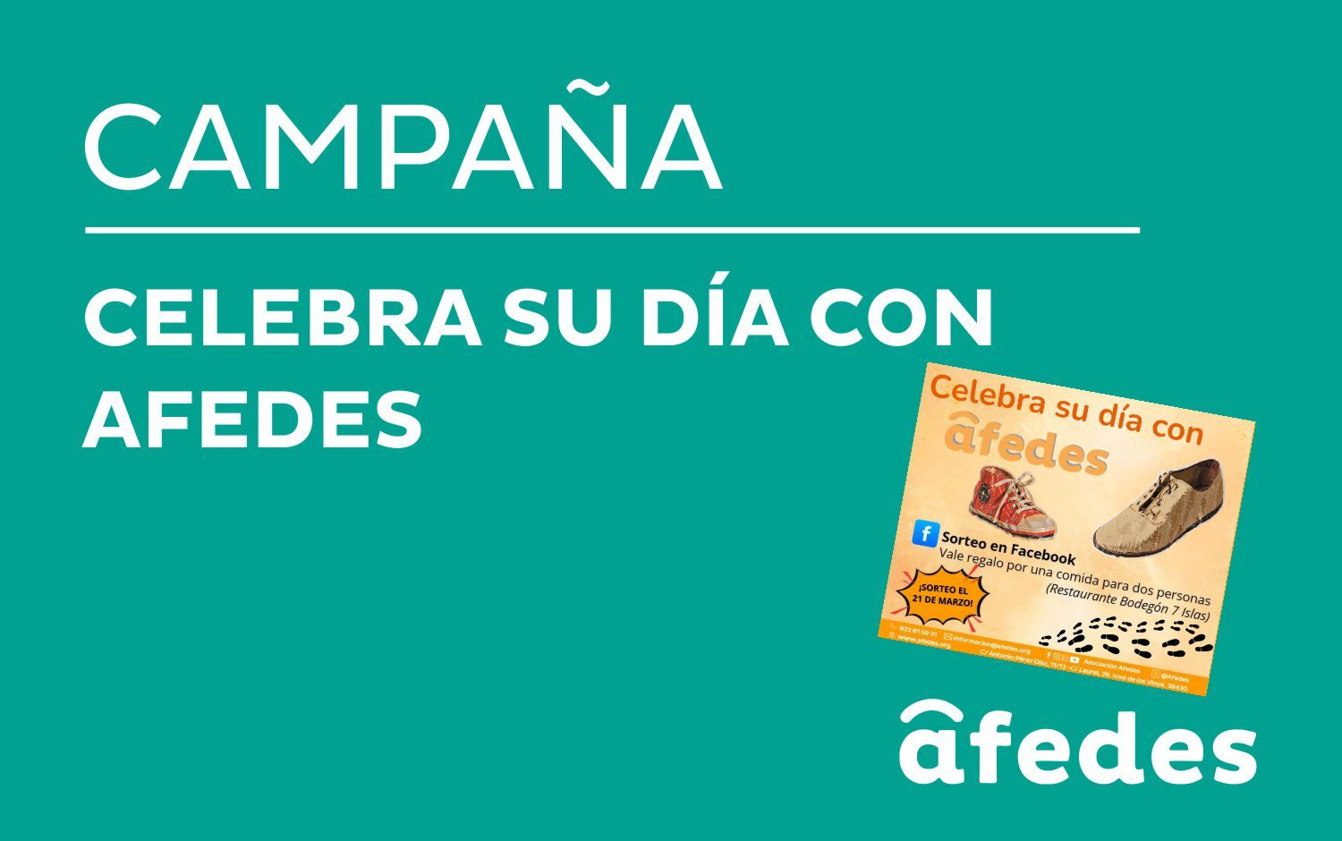 Celebra su día con Afedes