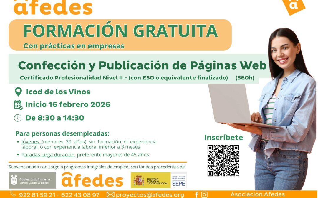 Confección y publicación de páginas web