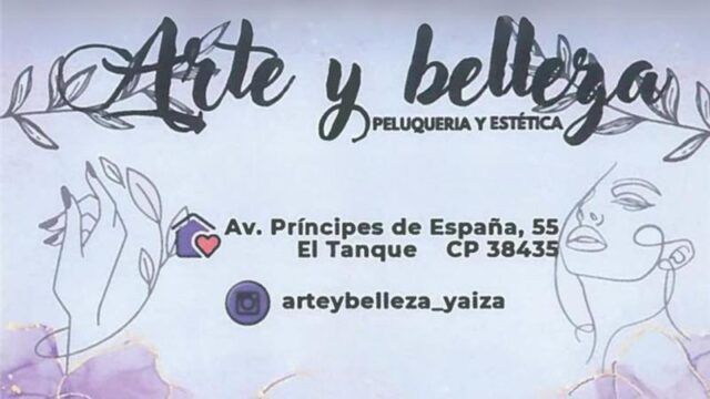 tarjeta arte y belleza yaiza
