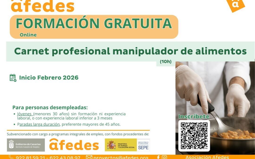 Carnet profesional de manipulación de alimentos – Gratuito