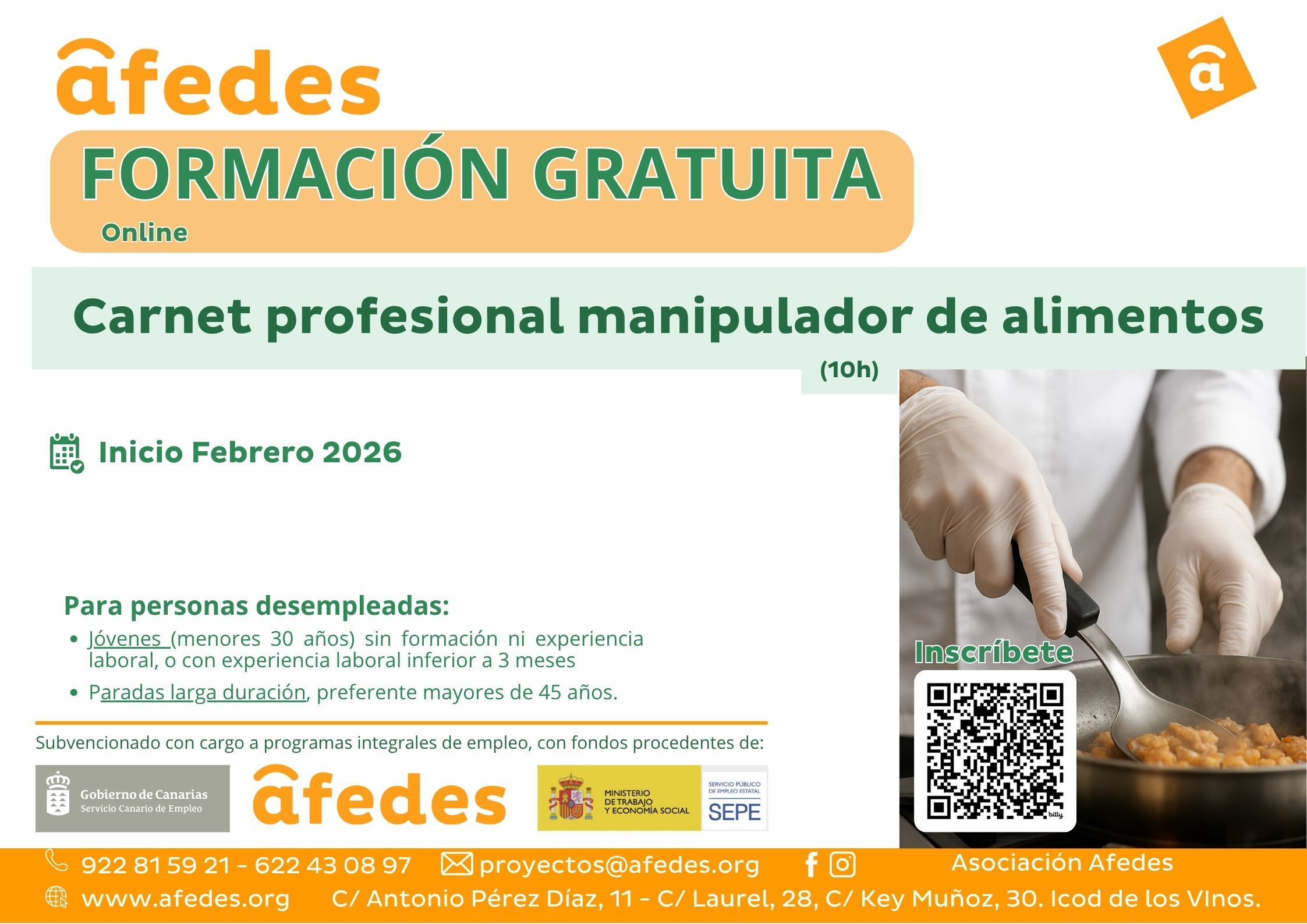 Carnet profesional de manipulación de alimentos – Gratuito