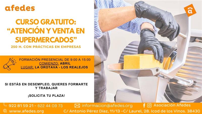 Atención y Venta en Supermercado