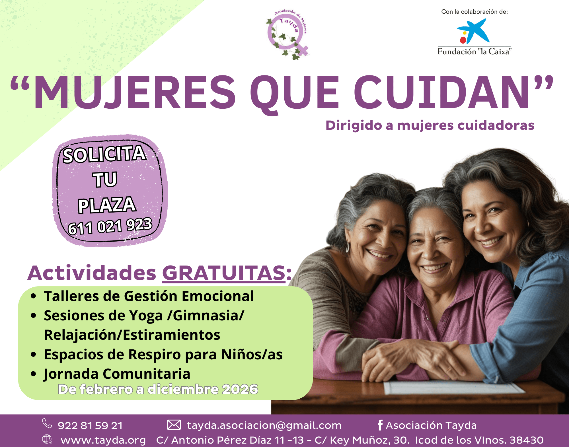 Mujeres que cuidan 2026