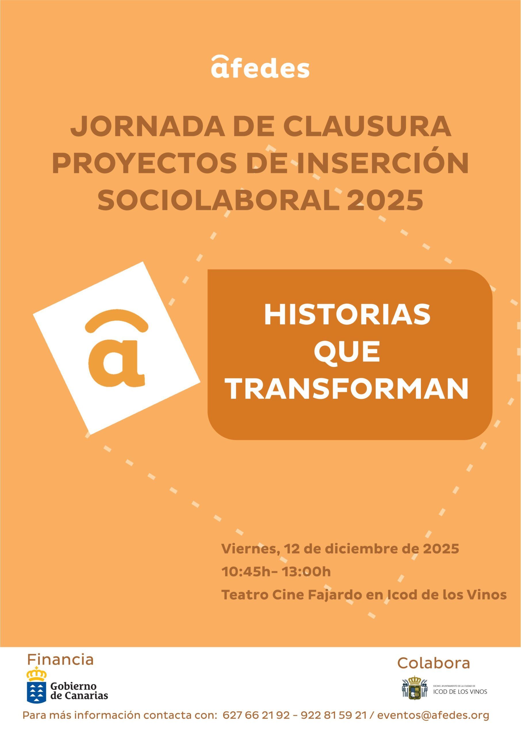 Jornadas de Clausura Proyectos Inserción socialaboral 2025