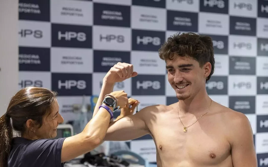 Armide Soliveres prepara su asalto al Mundial de bodyboard en la Unidad de Medicina Deportiva de Hospital Perpetuo Socorro