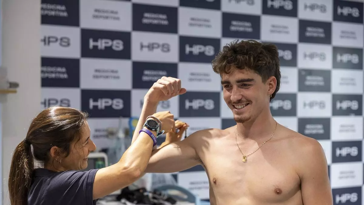 Armide Soliveres prepara su asalto al Mundial de bodyboard en la Unidad de Medicina Deportiva de Hospital Perpetuo Socorro