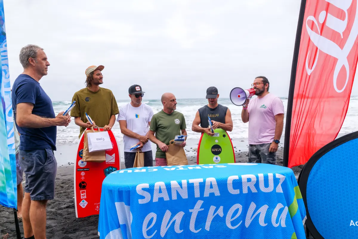 Resultados Del Campeonato de Bodyboard y DropKnee en Anaga 2026