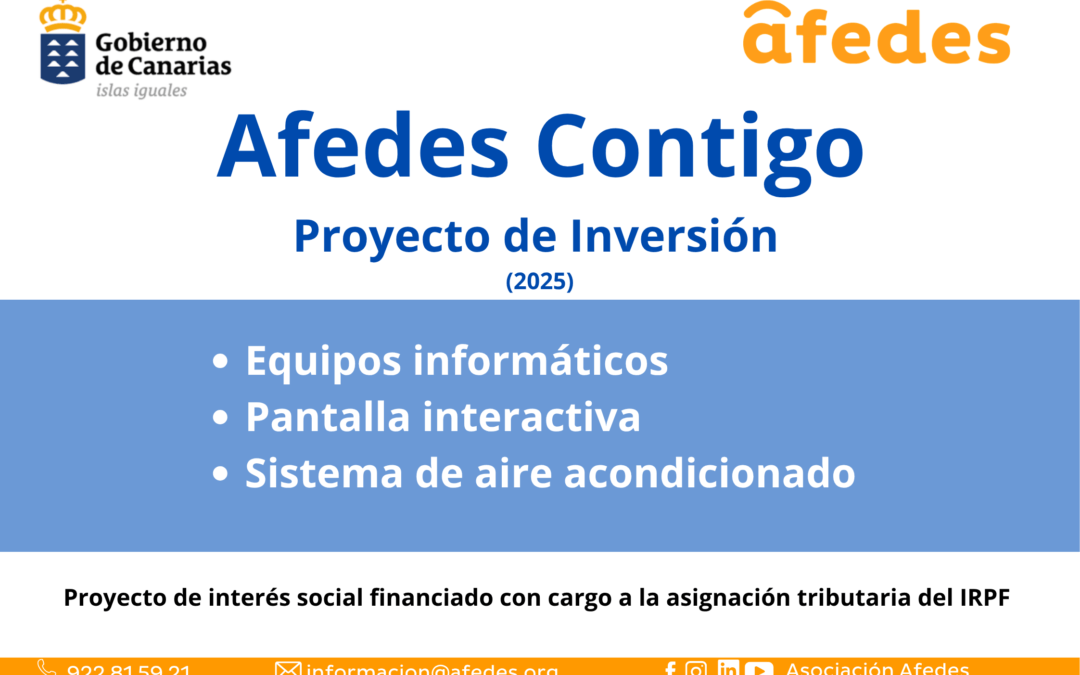 Afedes Contigo – Inversión