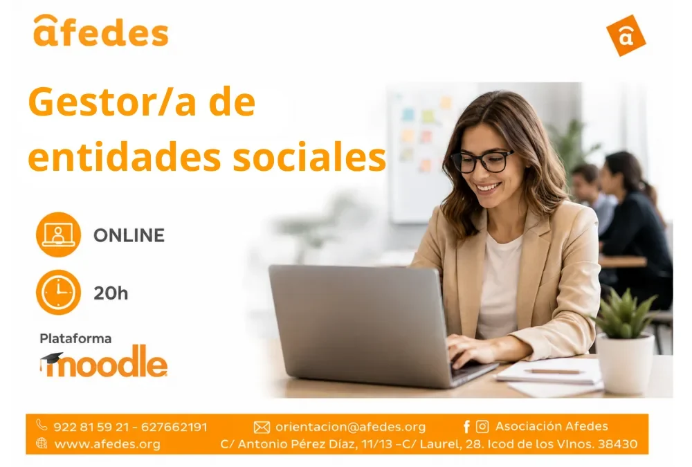 Gestor/a de entidades sociales