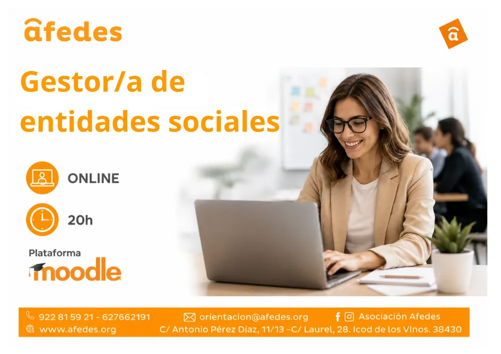 Gestor/a de entidades sociales