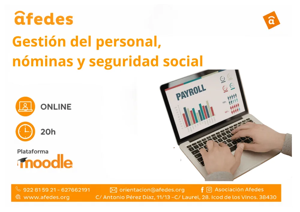 Gestión del personal, nóminas y seguridad social