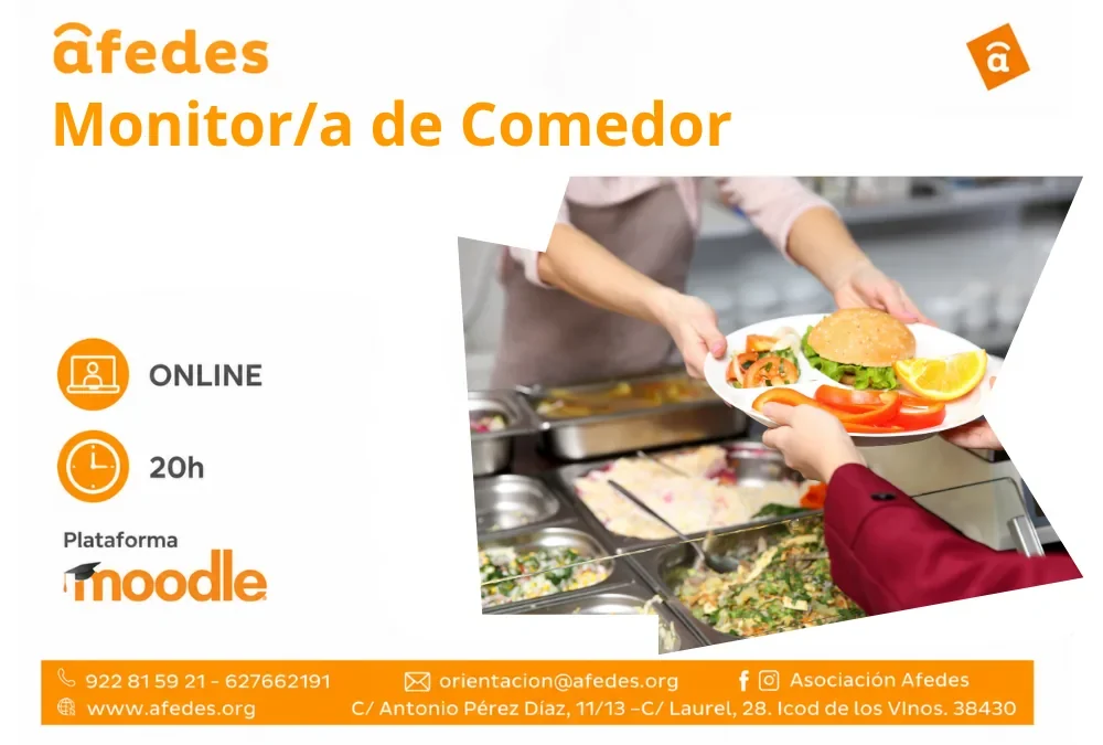 Monitor/a de Comedor