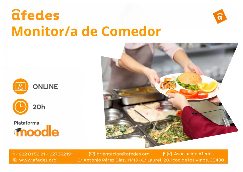 Monitor/a de Comedor